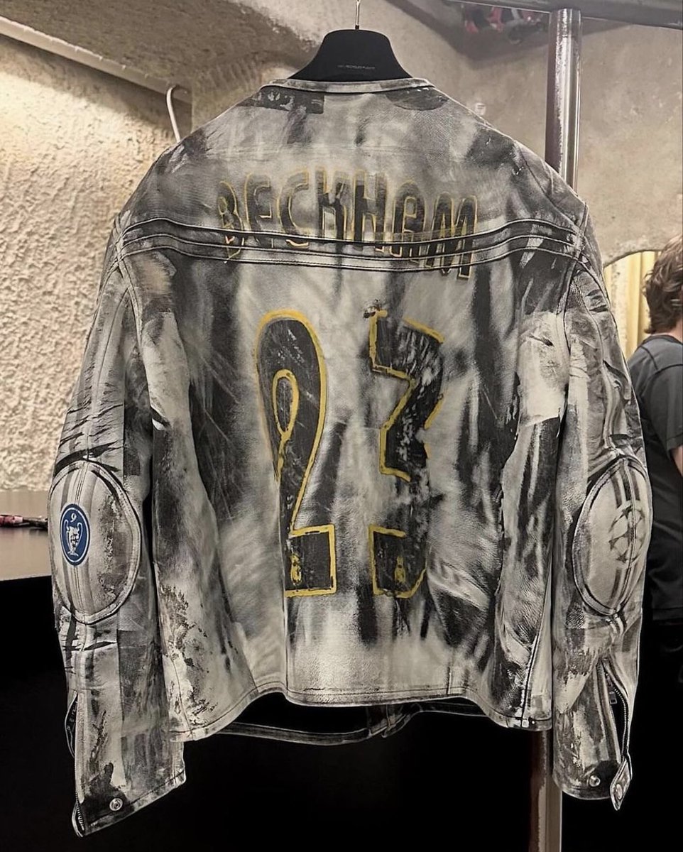 Real Madrid Beckham Jersey Leather Jackets by 424 (2024)