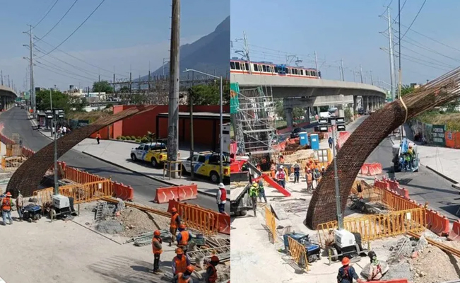 Metro en Monterrey. 