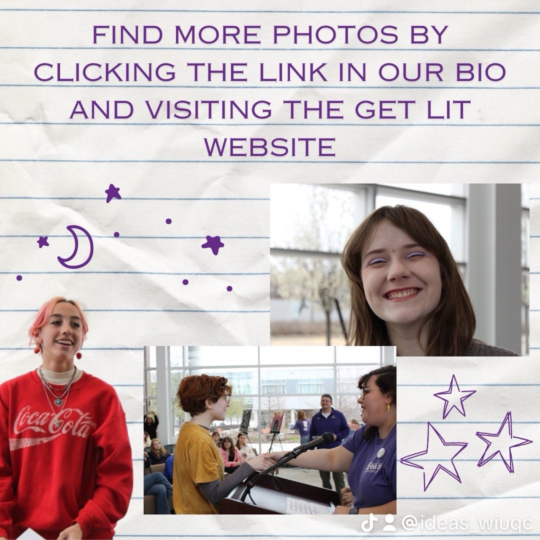 Thank you to everyone who attended and participated in this year’s Get Lit! Photos from this year’s event are up on our website and downloadable!
#getlit #wiugetlit #wiuqc #wiu