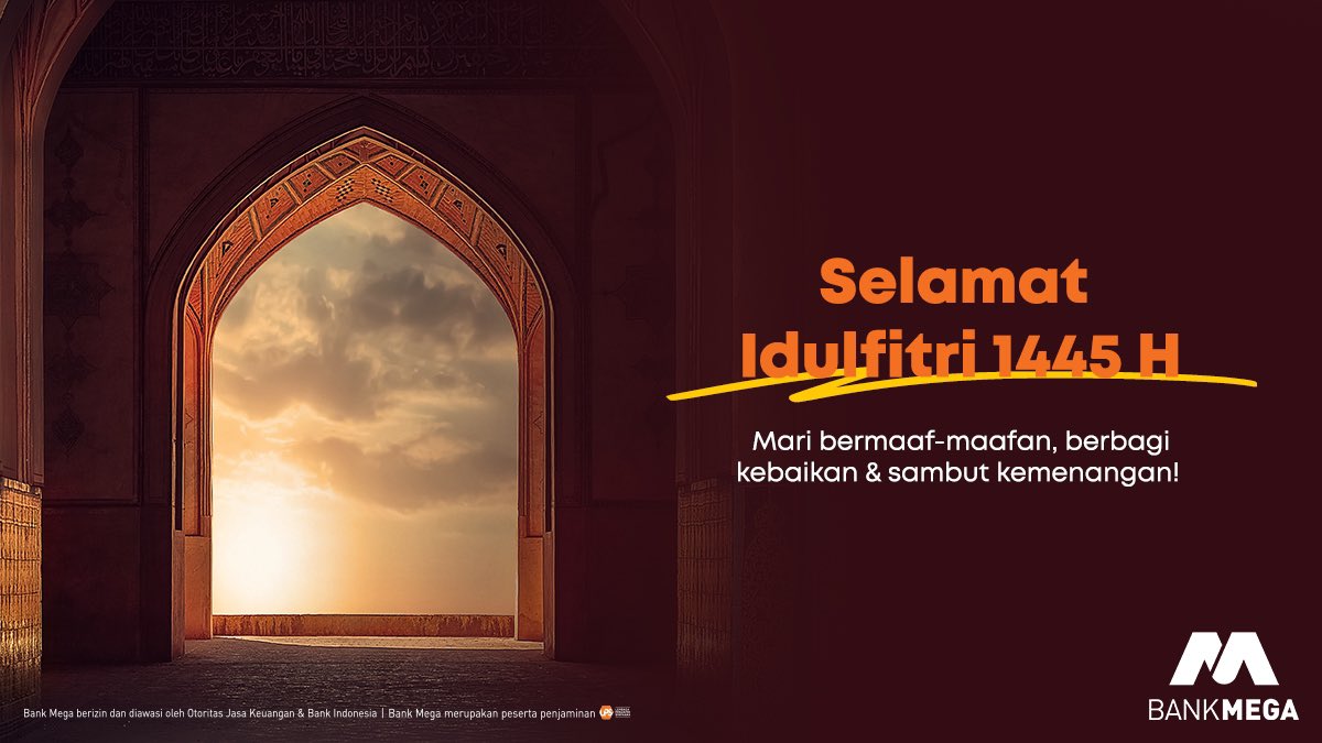 Selamat Idulfitri, MegaPeople! Semoga lebaran tahun ini dilimpahi nikmat, berkah dan rasa syukur. Yuk silaturahmi dan makan-makan🙏🏻✨