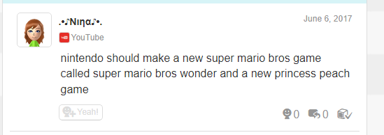 No fucking way, Miiverse predicted Mario Wonder and Princess Peach Showtime 6 years ago