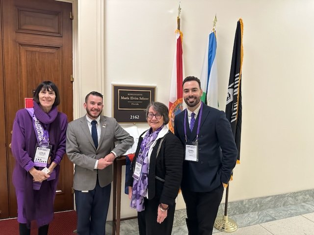 Thank you Sean @RepMariaSalazar office for our meeting today. We thank Rep. Salazar for her support of NAPA and AAIA, and ask her to continue the fight by cosponsoring the BOLD Reauthorization Act, the AADAPT Act and the appropriations request for NIH research. Gracias! #ENDALZ