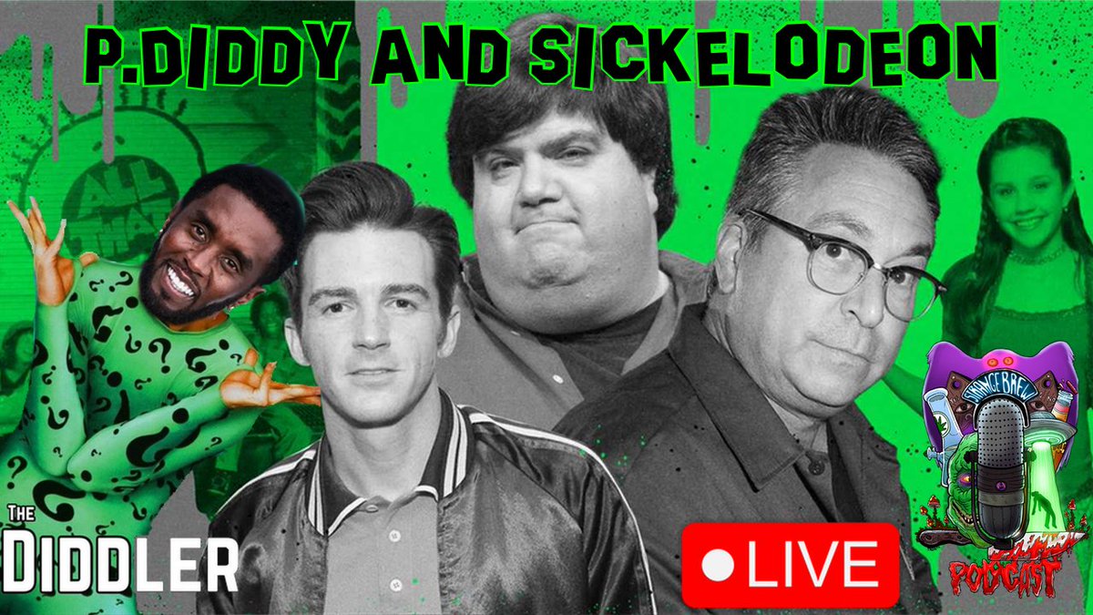 We just went live to talk about #Pdiddy aka #thediddler aka the black #jeffreyepstein also we went through the dark past of #nickelodeon and the disturbing things going on there. Go Support #strangebrewpodcast #tuesdayvibe #EclipseSolar2024 #Epstein #Hollywood #podcastandchill