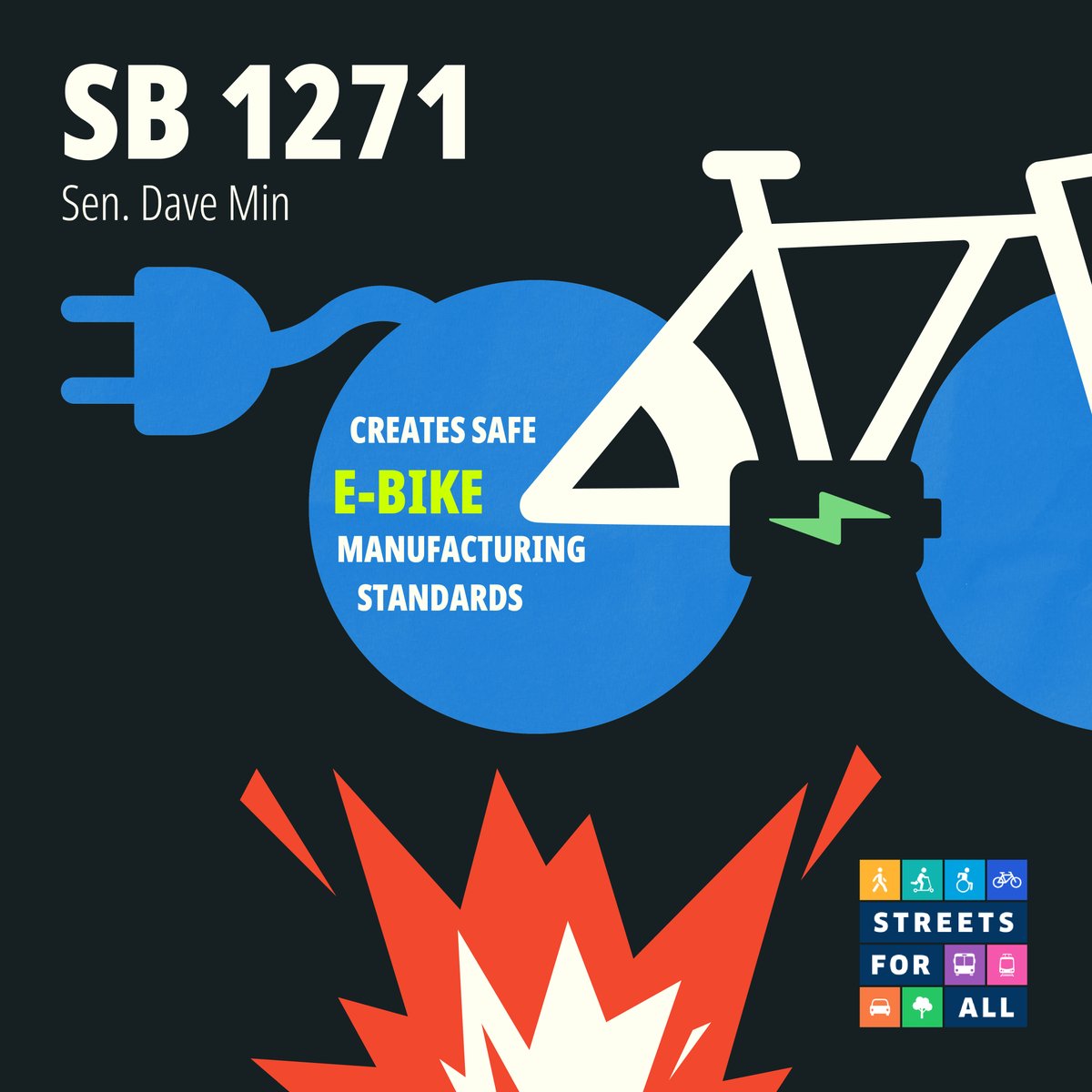 ✅ Passed transportation committee: SB1271, our bill with @SenDaveMin, which requires e-bikes and e-scooters to have safe and high quality batteries and high quality manufacturing standards. Let's go!