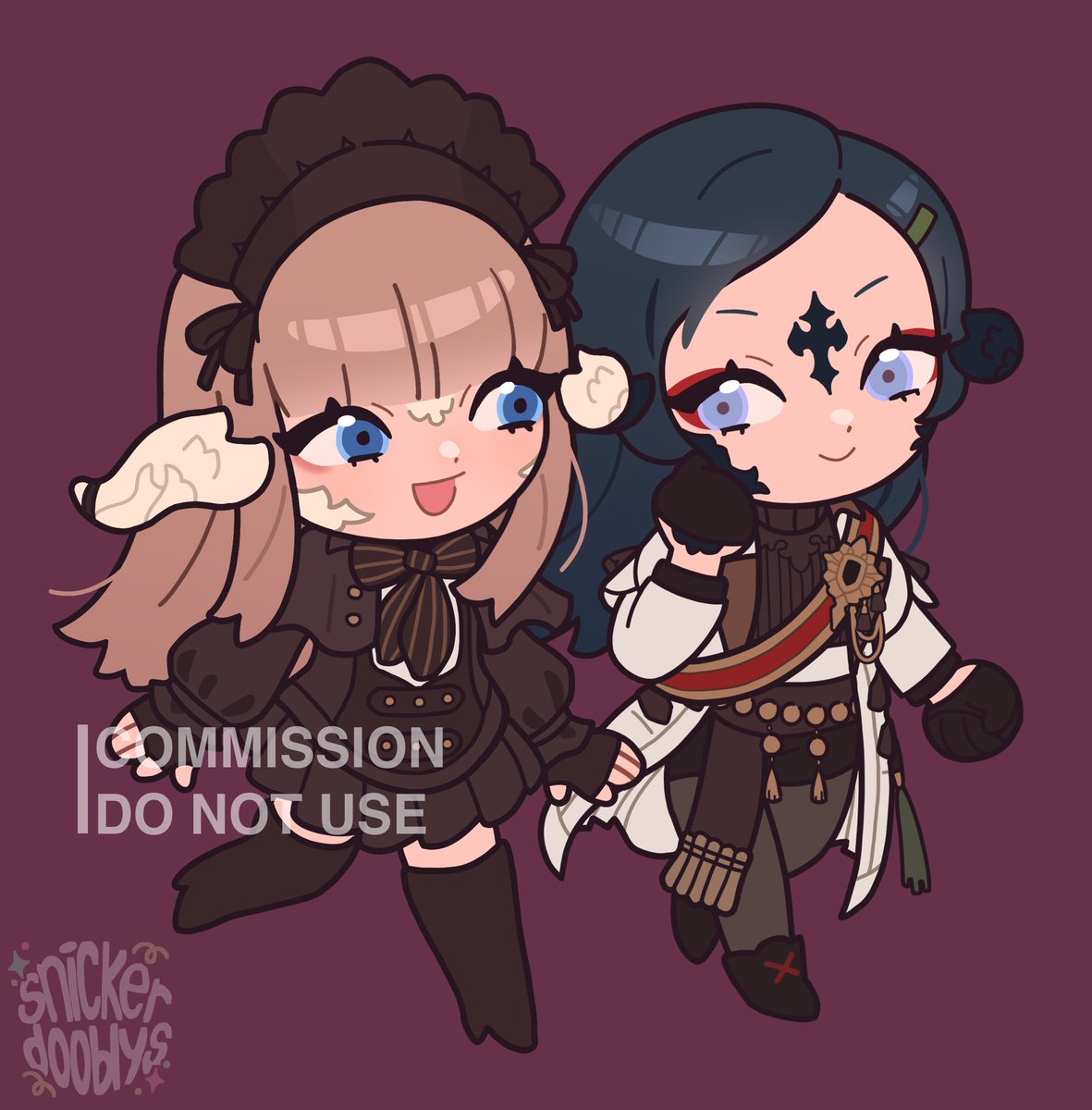 「set of ffxiv chibi comms for  」|nami enjoyer | slots filledのイラスト