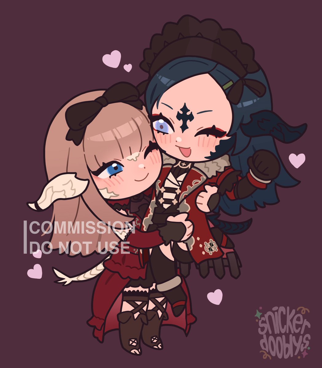 「set of ffxiv chibi comms for  」|nami enjoyer | slots filledのイラスト
