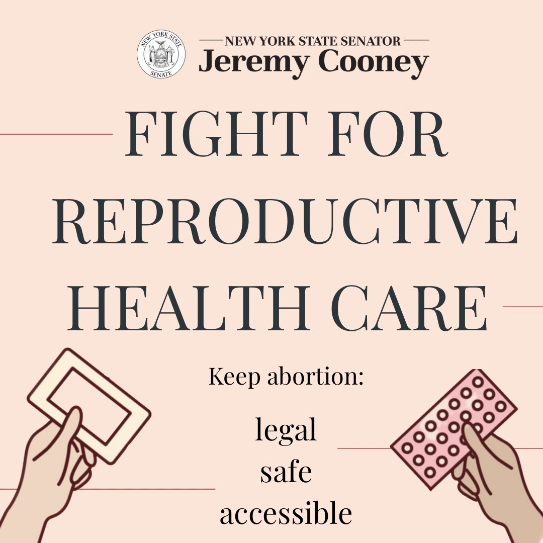 With today's abhorrent decision in Arizona, abortion rights continue to come under attack across the country. But in New York we'll keep fighting for the right to choose. We passed the New York Equal Rights Amendment, which will be on the ballot this fall.