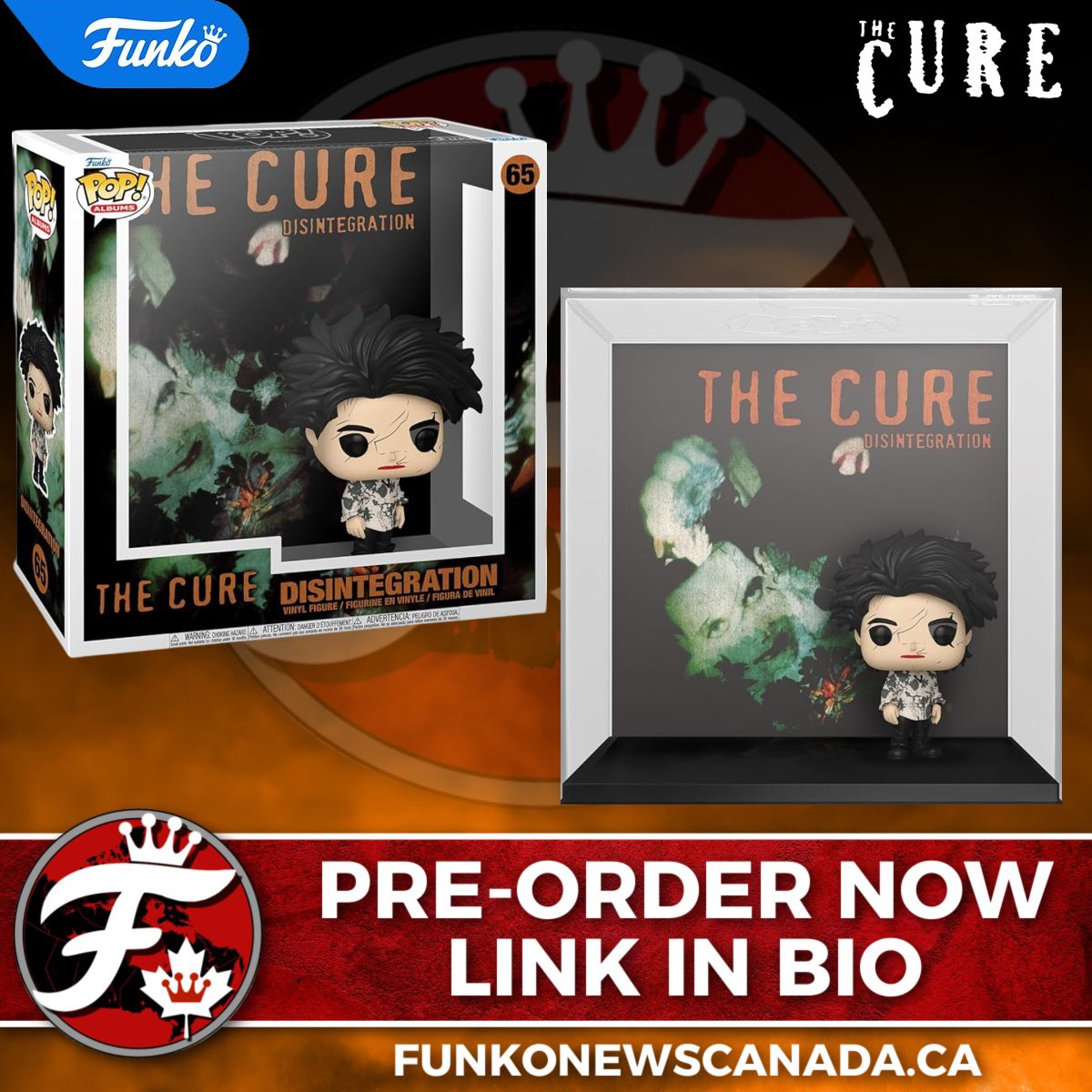 Coming Soon to Your Local Funko Retailer Funko Pop! Albums: The Cure - Disintegration Amazon CA: amzn.to/43RYDcc Amazon US: amzn.to/3xrS83D #nerdlife #vinylfigures #funkocommunity #funkocollector #toycommunity #collectibles #geeklife #popculture #funkofanatic…