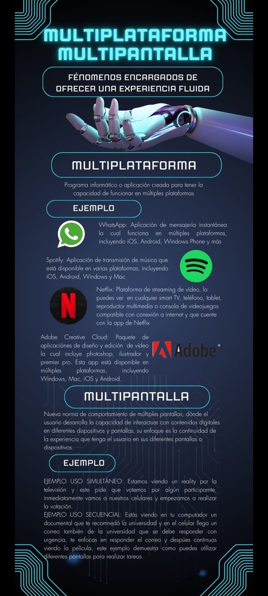 Alejavlgn's tweet photo. MULTIPLATAFORMA y MULTIPANTALLA 

(Explicación y ejemplos) 
#comunicacion_audiovisual https://t.co/I43SsA5ugO