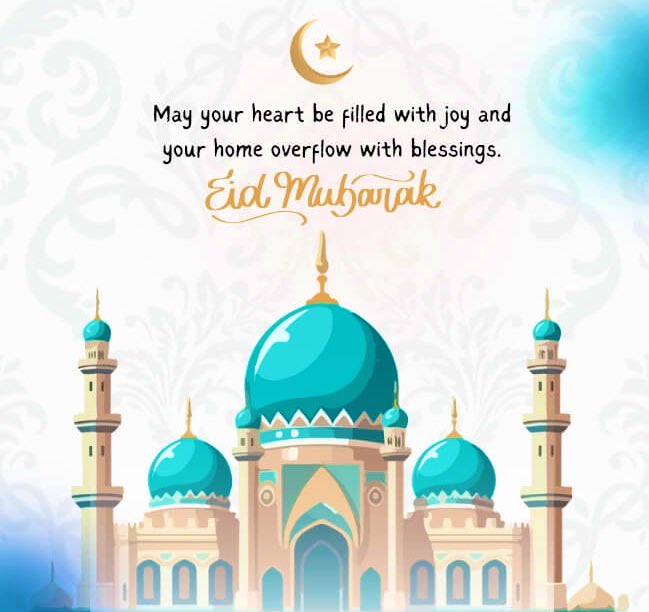 To our Muslim brothers and sisters! Eid Mubarak!