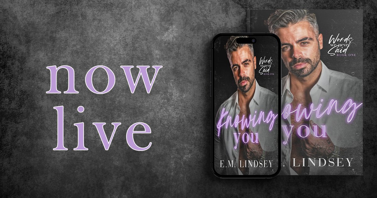 Knowing You from E.M. Lindsey is #NowLive!

#OneClick: geni.us/kyemlevents

#MMRomance #SingleDad #BiAwakening #LowAngst #HEA #FriendswithBenefitstoLovers #Nanny @Chaotic_Creativ