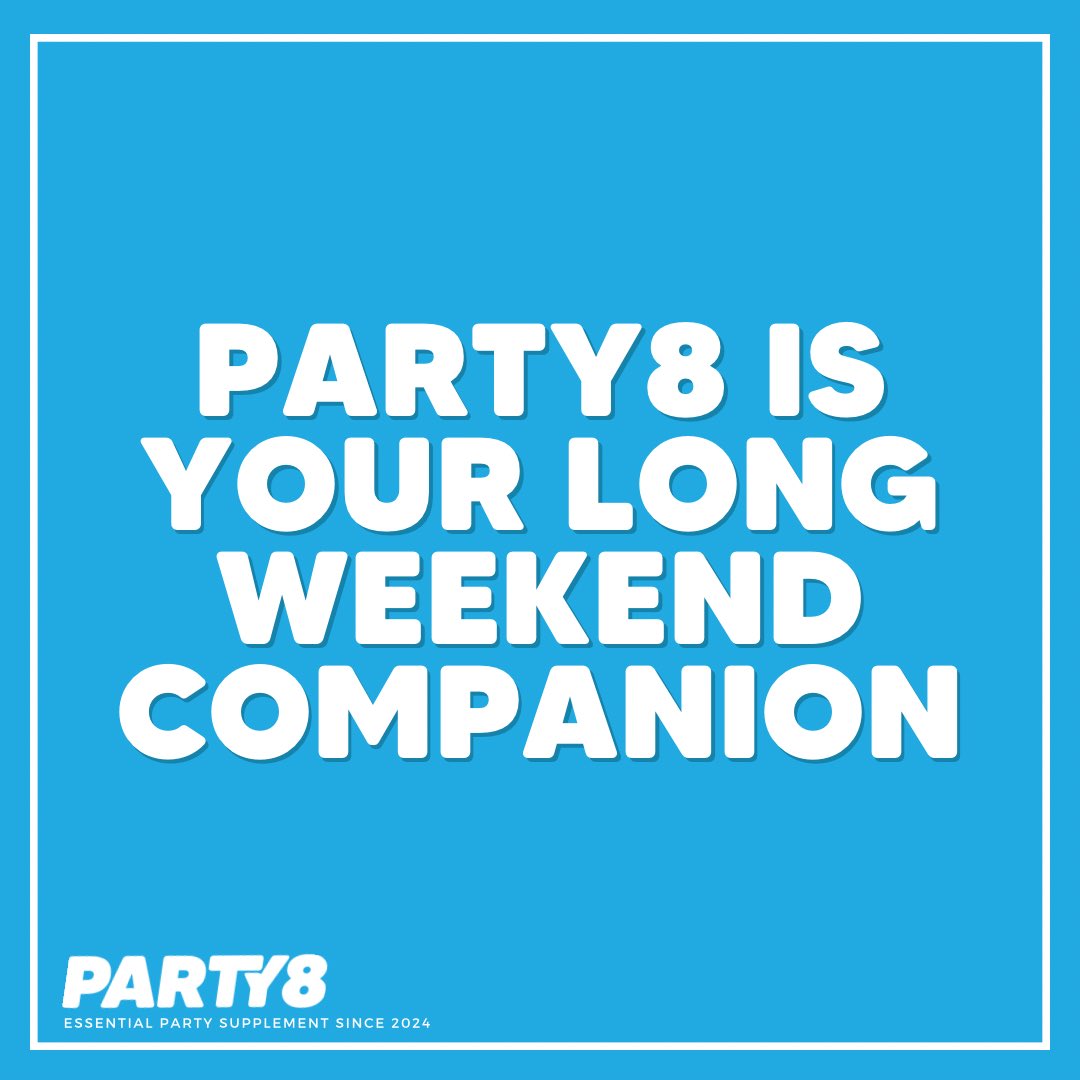 Party8 is your long weekend companion! Enjoy the extended break without the hangover. 

#Party8 #PartySmart #HangoverRecovery #Party #HangoverFree #VibrantNights #Party8Original #LiveTheExperience #HangoverHelper #BetterDrinker #party8 #hariraya #hariraya2024 #harirayaidulfitri