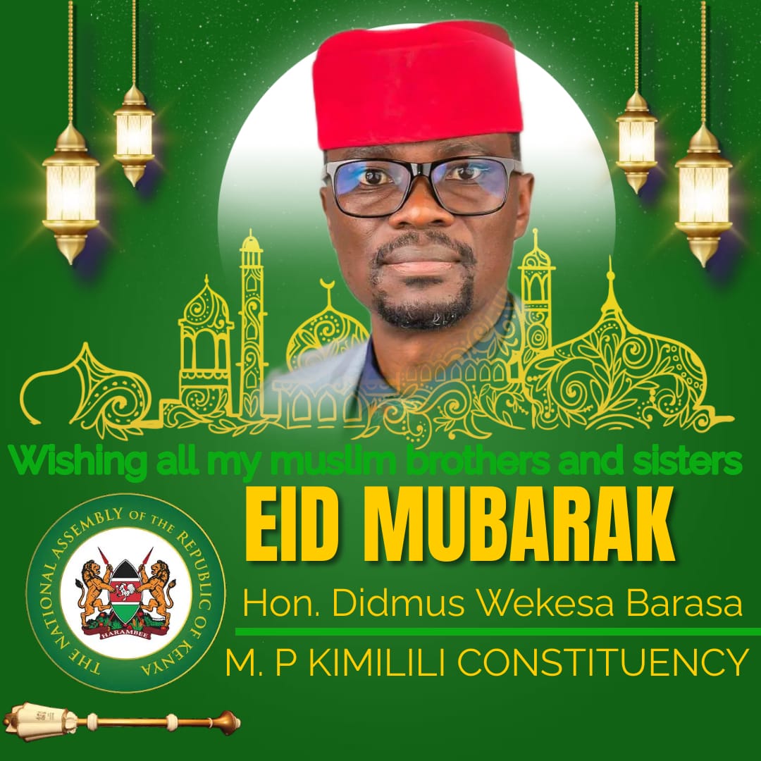 Eid Mubarak to all Muslims around the world ! May this Eid al-Fitr be a blessing for you and your loved ones. Wishing you peace, happiness, Kindness and prosperity on this special day. #Eidmubarak2024! #DidmusBarasaGov27