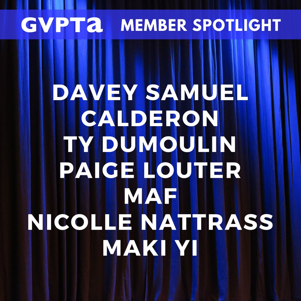 Today's #GVPTA Member Spotlight features B.C-based theatre artists/performers: 🧑‍🎨 @maftrack @NicolleNattrass, Davey Samuel, Calderon, Ty Dumoulin & Paige Louter gvpta.ca/membership/mem… #YVRTheatre