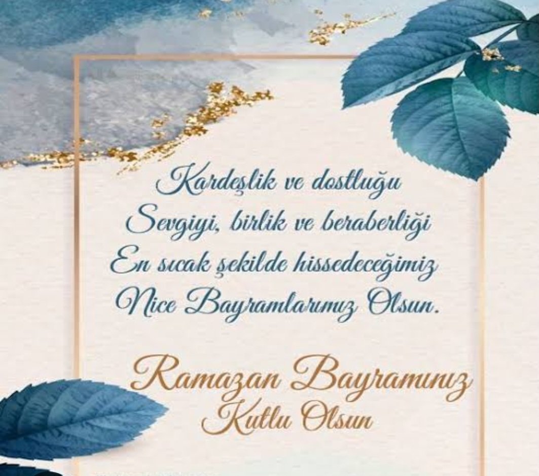 . Tüm İslam Aleminin Ramazan Bayramı Mübarek Olsun... Tüm dünyada, barışa, huzura, hayrlara vesile olsun inşallah... #HayırlıBayramlar #bayram #bayraminizmubarekolsun #iyibayramlar #RamazanBayramı #iyibayramlartürkiye #ramazanbayraminizmübarekolsun #RamazanBayramımız