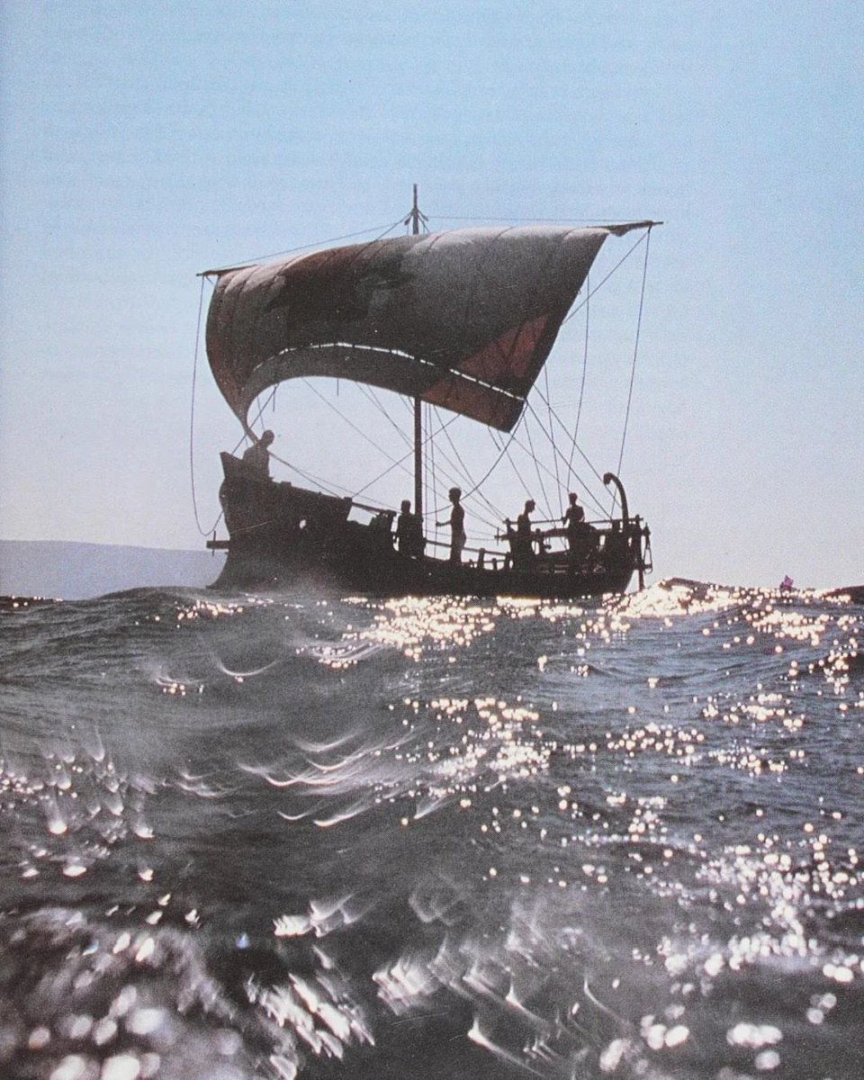 Tim Severin’s Argo during the Ulysses voyage