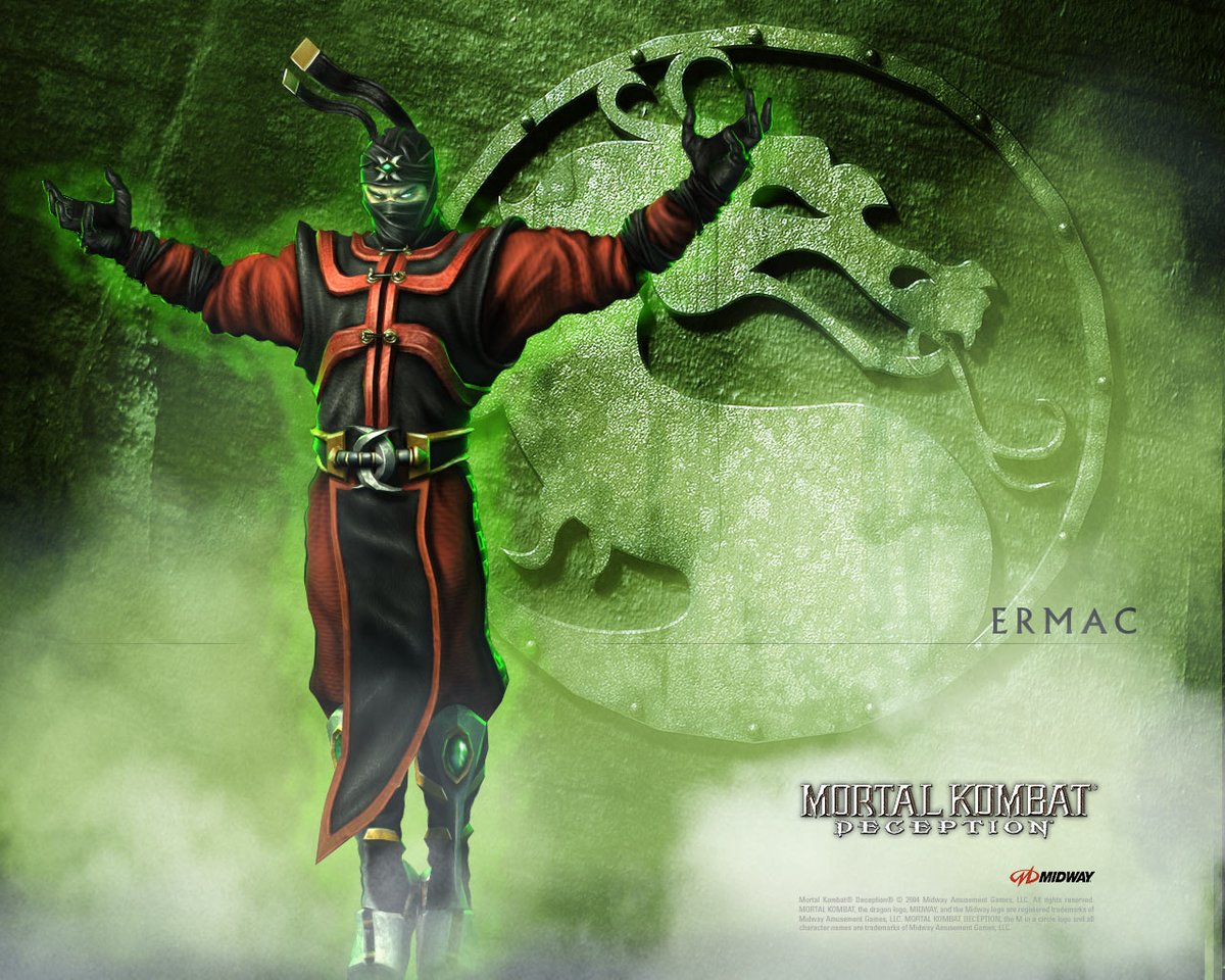 Full Size MK: Deception Ermac render. Not many had this as most used the Ermac Wallpaper, but some of his feet were cut off on that ;) and it was slightly changed. One of the thing I requested from Midway.