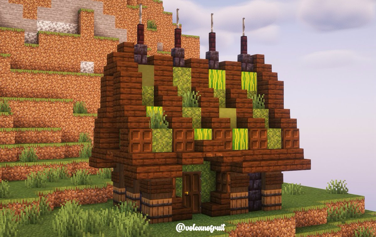 volcanofruit's tweet image. 🍃Mossy Starter House Build 🍃 

*Timelapse Link in Replies* 

#Minecraft #Minecraftbuilds #minecraftshaders