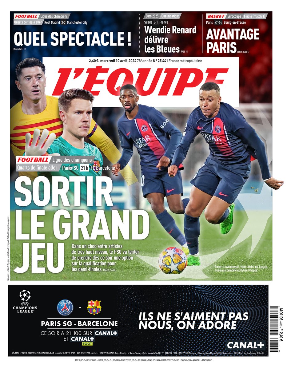 L'Équipe tweet media