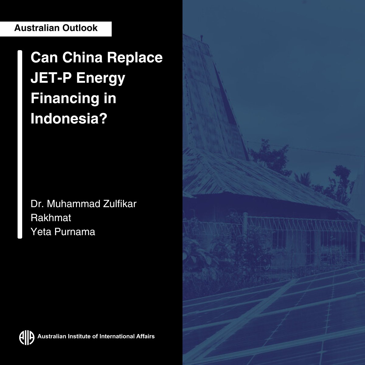 “Indonesia stands at a pivotal moment in its quest for a sustainable energy future...the nation seeks international collaboration,” discussed by Dr. Muhammad Zulfikar Rakhmat and Yeta Purnama Read more at Australian Outlook👇 ow.ly/P9b350RbUet