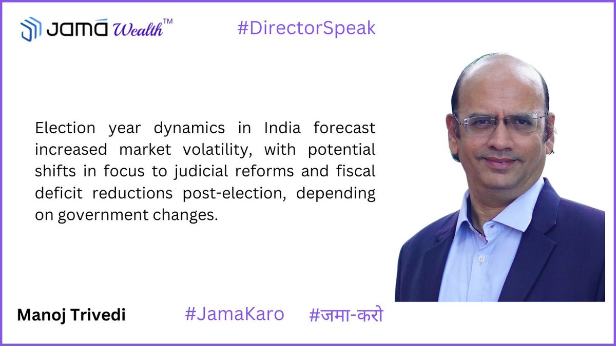 India election ups market volatility. Post-election, watch reforms, deficit.

#IndiaElections  #InvestmentAdvice #RiskManagement #JamaWealth