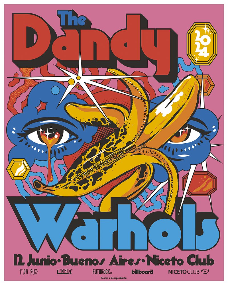 The Dandy Warhols vuelve a Buenos Aires para presentar su nuevo disco, ‘Rockmaker’, estrenado hace tan solo tres semanas. El show será el 12 de junio en Niceto Club. Las entradas en preventa se podrán adquirir a partir del jueves 11 de abril a las 12h, a través de Passline.