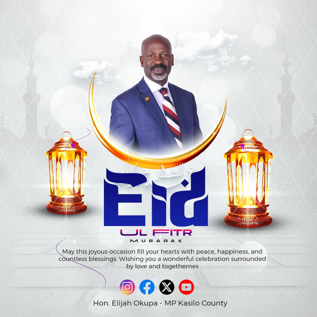 To all my muslim brothers and sisters, I wish a lovely Eid -al-fitr. And for my muslim community in Kasilo County, may it bring joy and blessings in eternity.....Eid Mubarak @voice_of_teso @tesonewsnetwork @TesoVibez @TesoQuorum @TCA_League