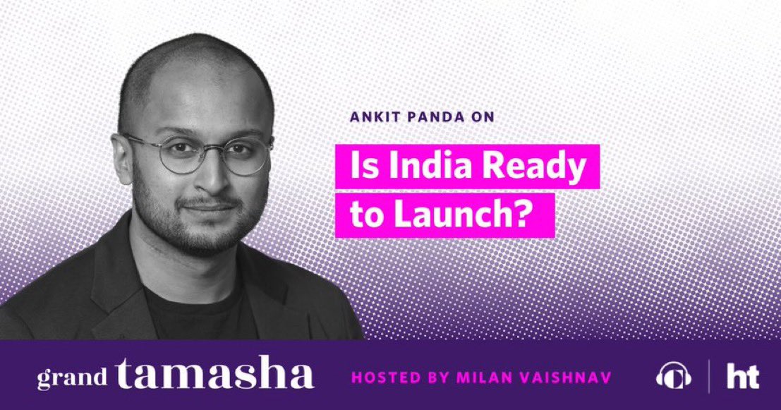 New #GrandTamasha out now: @carnegienpp colleague @nktpnd joins me to discuss India’s recent MIRV missile test, its nuclear posture, and the emerging missile age in the Indo-Pacific. Listen here: bit.ly/3TRizHB