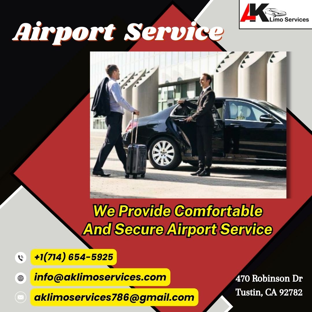 Professional Transportation Service in Southern California · Specialized car transportation services ·We offer a full fleet of luxury vehicles for airport pickup & drop service.
+1(714) 654-5925
info@aklimoservices.com
aklimoservices.com
 #blackcarservice, #airporttransfer`