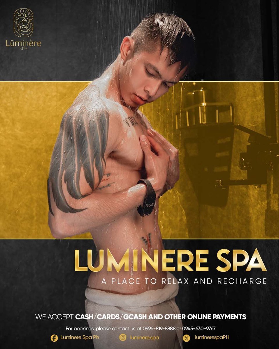 Never missed the opportunity today to relax and get pampered before resuming your work week tomorrow.  💆‍♂️

Book a massage today with free unlimited access to our wet area. 

15% OFF for EARLY BIRDS who will join us between 2 to 7pm. 

Book your slots now 📲

#LuminereSpaPH