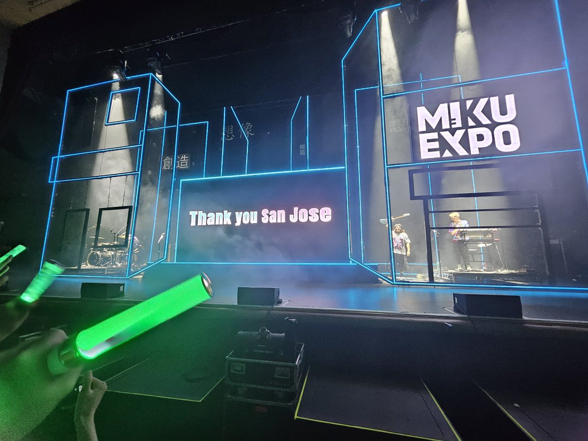 Another amazing show!

Unfortunately, this is the end of the tour for me. It was so wonderful to meet everyone over the last 3 shows. I'll cherish these memories till the end of my days...
But, there's still one thing left to do... AFTER PARTY! See you there!  #MIKUEXPO2024