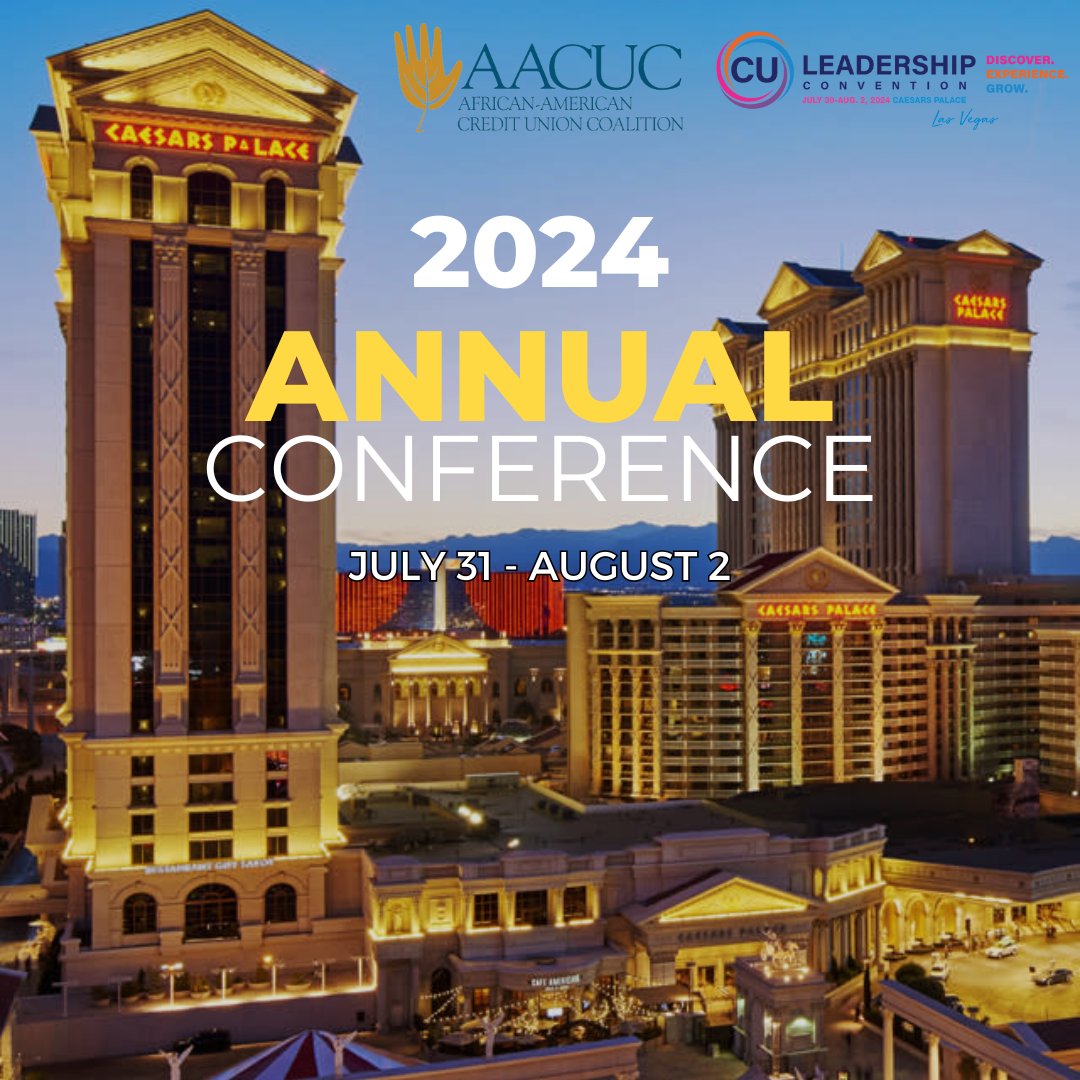Don't miss out! Register today for the AACUC Annual Conference in partnership with CU Leadership Convention! Get ready for inspiring speakers & unforgettable experiences in Las Vegas this summer! Learn more and register today: aacuc.org/annual-confere… See you there! #AACUC2024
