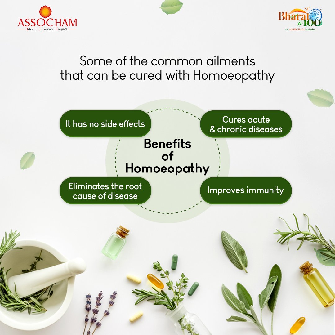 As we mark #WorldHomoeopathyDay, let us glance through the incredible benefits of homoeopathy for our health and well-being. Let’s embrace natural healing & holistic wellness with homoeopathy! @ccrhindia #WHD2024 #UniteForHomoeopathy #Homoeopathy4Bharat