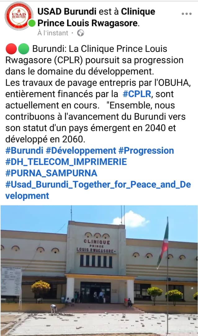 Clinique Prince Louis RWAGASORE (@cplr18) on Twitter photo 