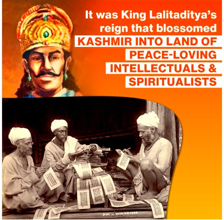 King Lalitaditya belonged to Nagvanshi Karkota Kayastha Dynasty of Kashmir; conquered the territories as far as what is known today as Russia, Tibet, & Tamil Nadu in India. @mandloi_pratik  @VikasInExile 
#NavrehSaptrishiSamvat5100
#SamratLalitadityaShauryaDivas2024
