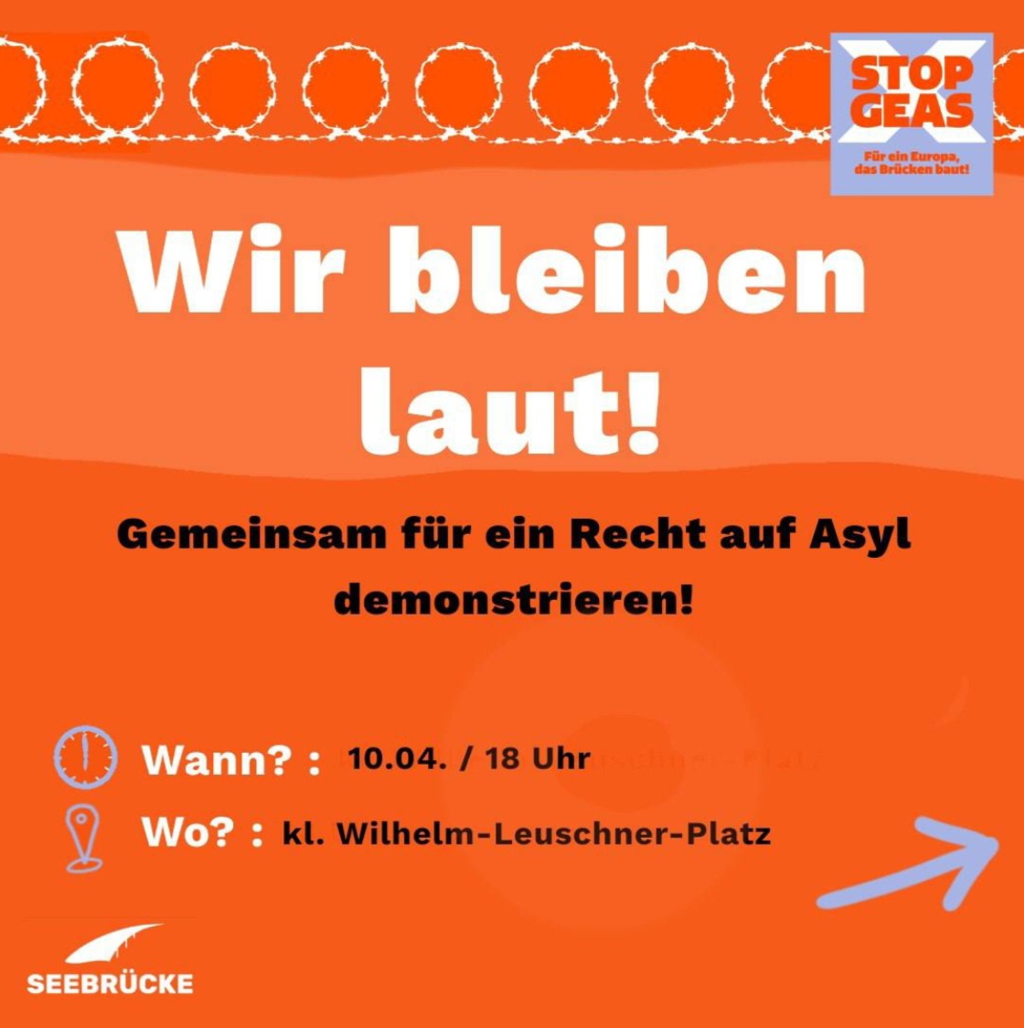 Für das Recht auf #Asyl, gegen die Abschottung der Festung Europa, für #Menschenrechte .
#le1004 #GEAS #ShameOnYouNancy #Rechtsruck #FckAmpel