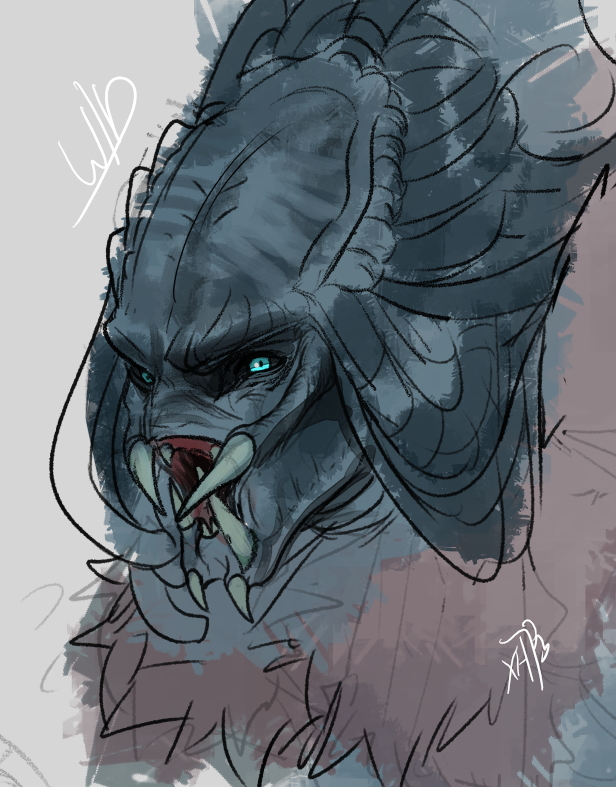 ~ working on a predator comm ^^ gonna be fun <3