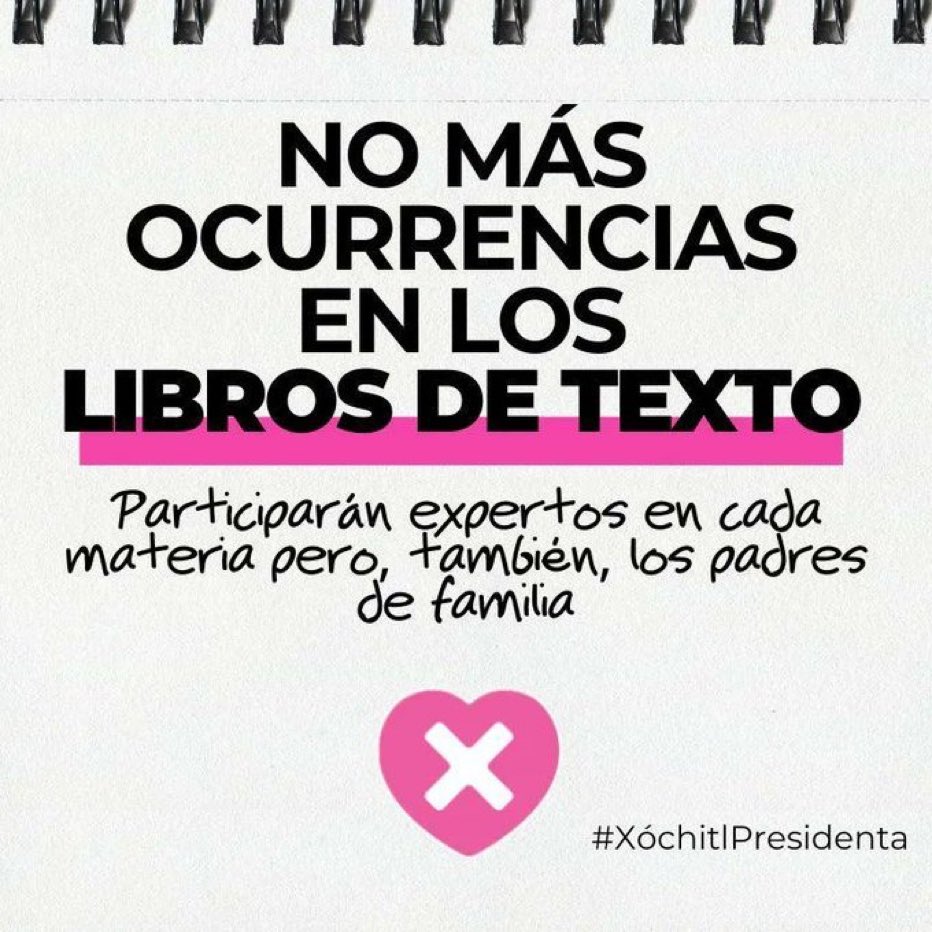 Por una educación de calidad #MiVotoParaXochitl