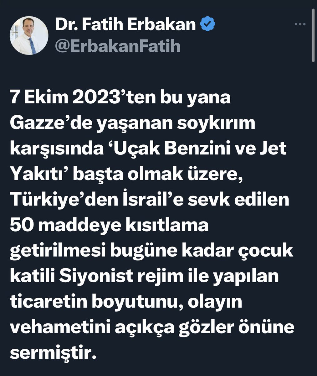 Bunun olmadığını sende biliyorsun Fatih Erbakan… Yazıklar olsun sana…