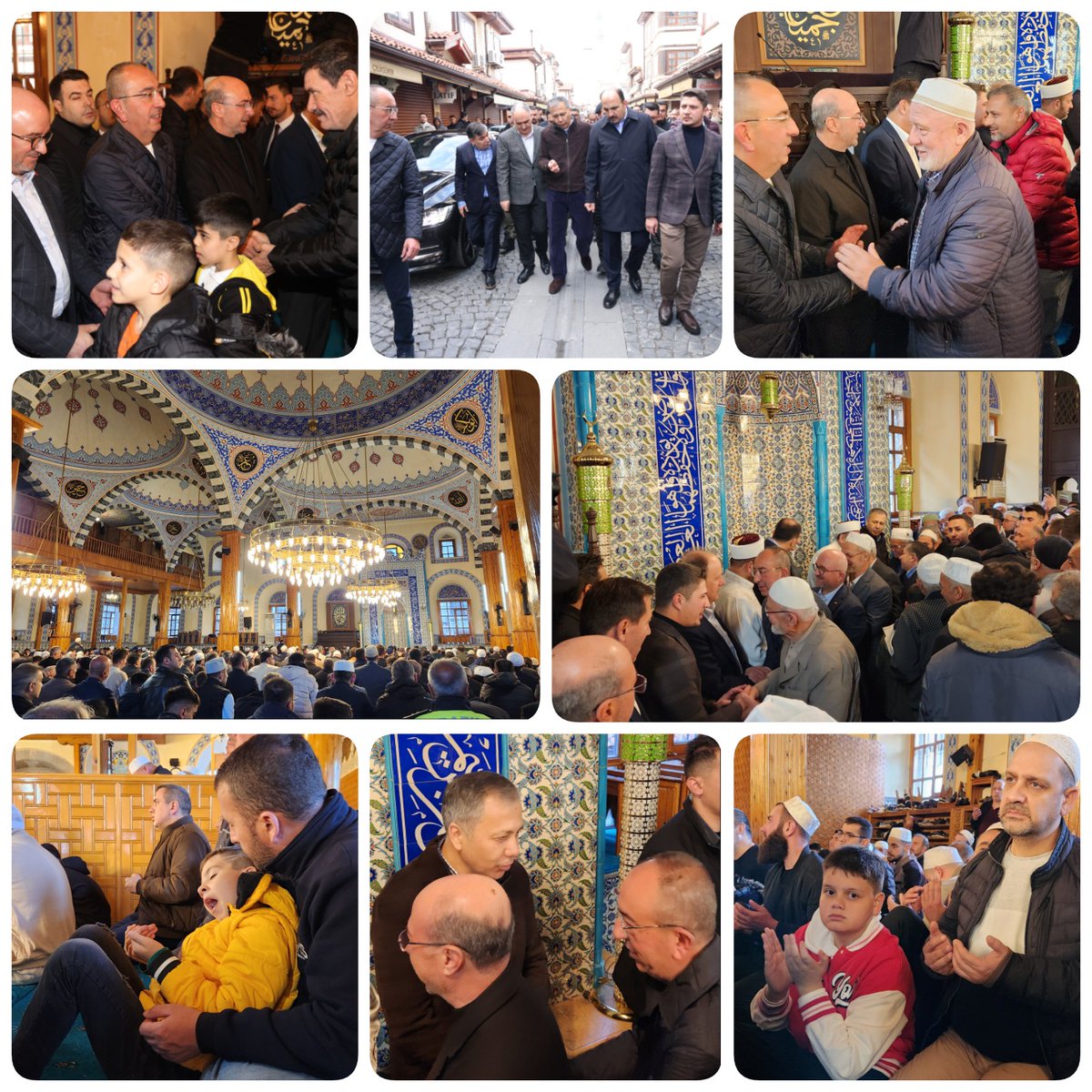 Bayram sabahının bereketini İçişleri Bakanımız Sayın @AliYerlikaya'nın da katılımlarıyla hemşehrilerimizle birlikte yaşadık. 📍Kapu Camii #HayırlıBayramlar