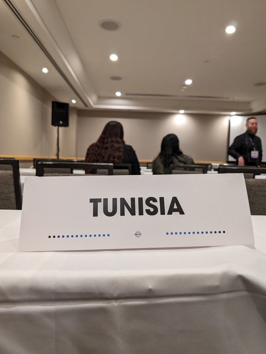 notzachpowers's tweet photo. Participated in New York City, Model United Nations for Pace University this past week! We were Tunisia and got effectively, 2nd Place. https://t.co/yn23b6hsFT