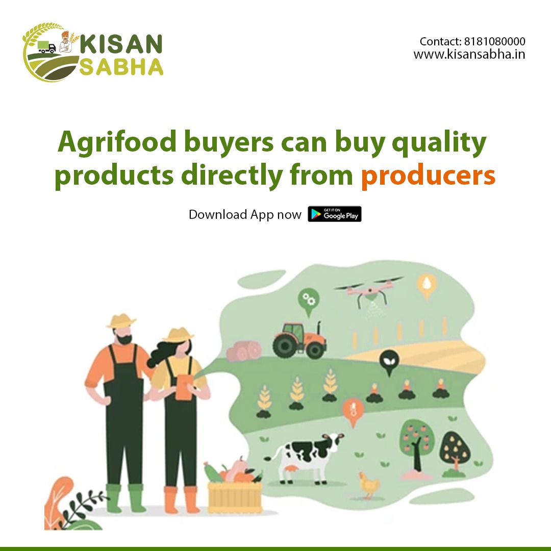 Empowering Agrifood Buyers: Access quality products directly from producers. Join Kisan Sabha for seamless sourcing and support local farmers. Revolutionize your buying experience today!

Join us at - kisansabha.in
Contact us - 8181080000

#Agrifood #DirectFromFarm