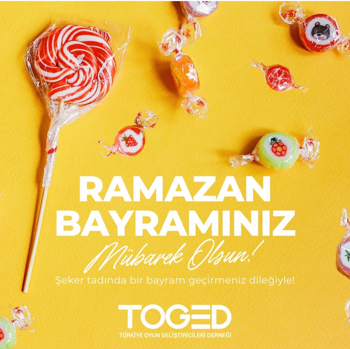 Ramazan Bayramınız Kutlu Olsun. #eidmubarak #iyibayramlar🍬🍭 #toged