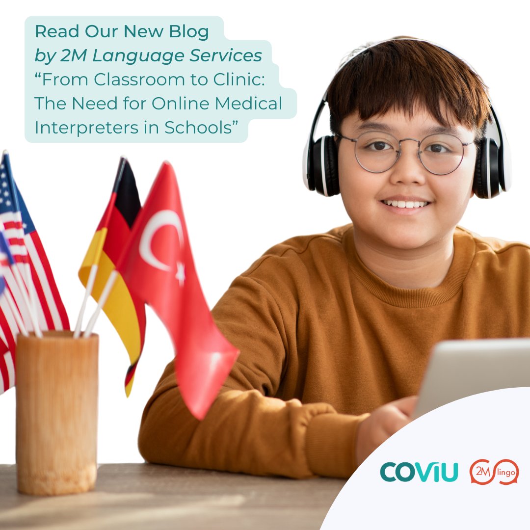 Guest Blogger, Rhian Ferguson from our wonderful partner 2M Language Services discusses the need for medical interpreters for school-age children in the U.S. Read the full article here: bit.ly/3PVVSRj #medicalinterpreters #specialeducation