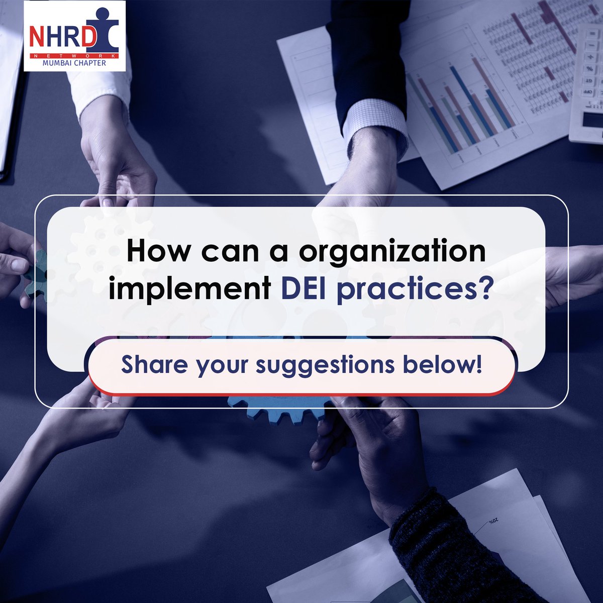 Share your ideas with us in the comments below! #NHRDN #HR #HRDepartement #DEI #Diversity #Equity #Inclusion #PracticeDEI #HumanValues #BenefitsOfDEI #DEIInAction #HRLearning #NHRDNMumbai