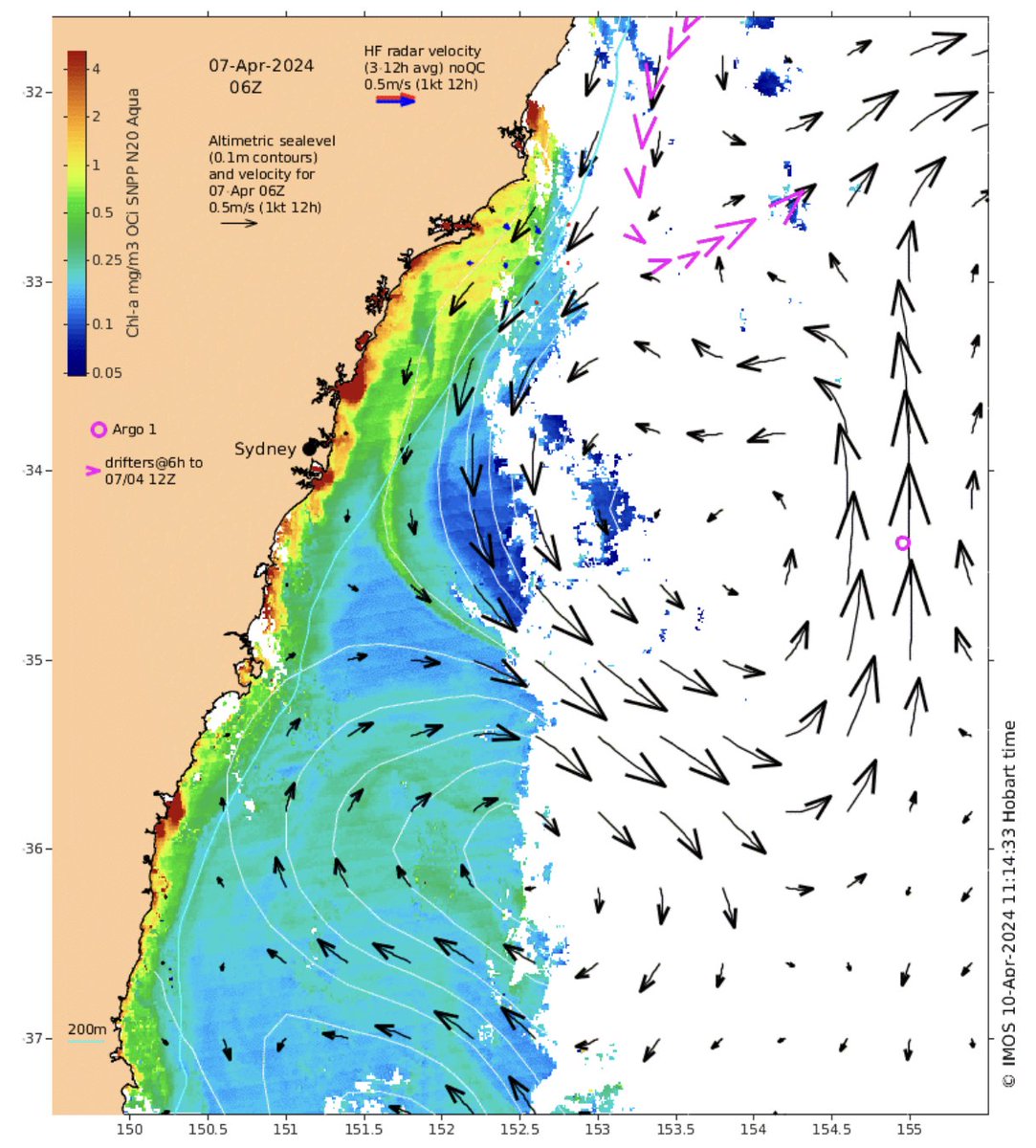 Neil Malan (@neilmalan) on Twitter photo You can see the effect of an increase in the amount of freshwater flowing into the ocean in this ocean colour image from <a href="/IMOS_AUS/">Integrated Marine Observing System</a> oceancurrent (red patches along the coast next to rivers and estuaries). Note how the plumes flow north due to Coriolis! You can see the effect of an increase in the amount of freshwater flowing into the ocean in this ocean colour image from <a href="/IMOS_AUS/">Integrated Marine Observing System</a> oceancurrent (red patches along the coast next to rivers and estuaries). Note how the plumes flow north due to Coriolis!