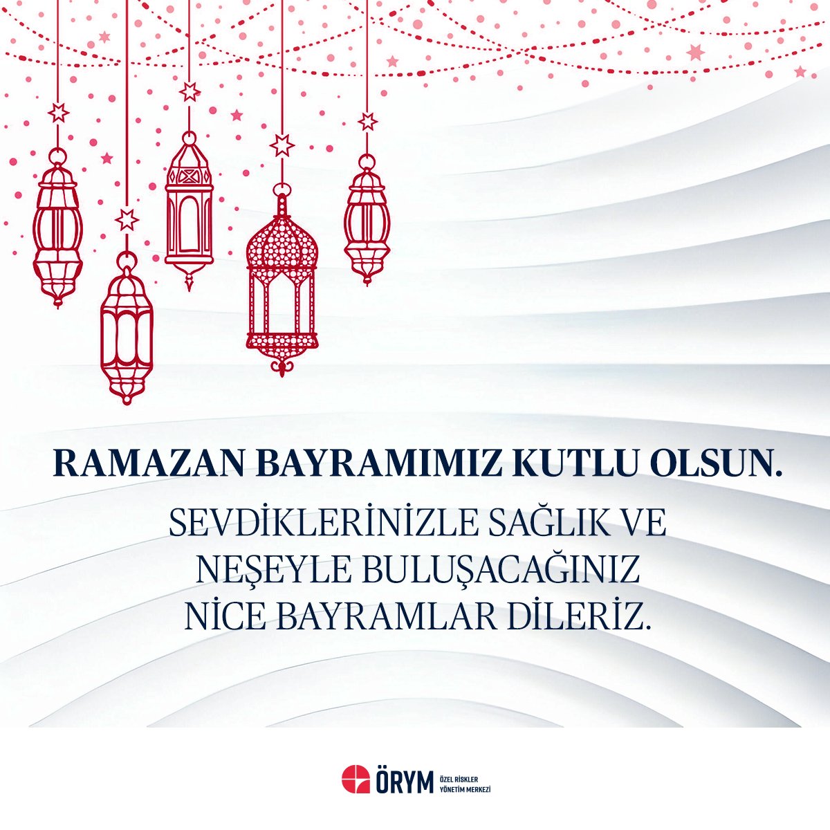 Ramazan Bayramımız kutlu olsun. Sevdiklerinizle sağlık ve neşeyle buluşacağınız nice bayramlar dileriz.