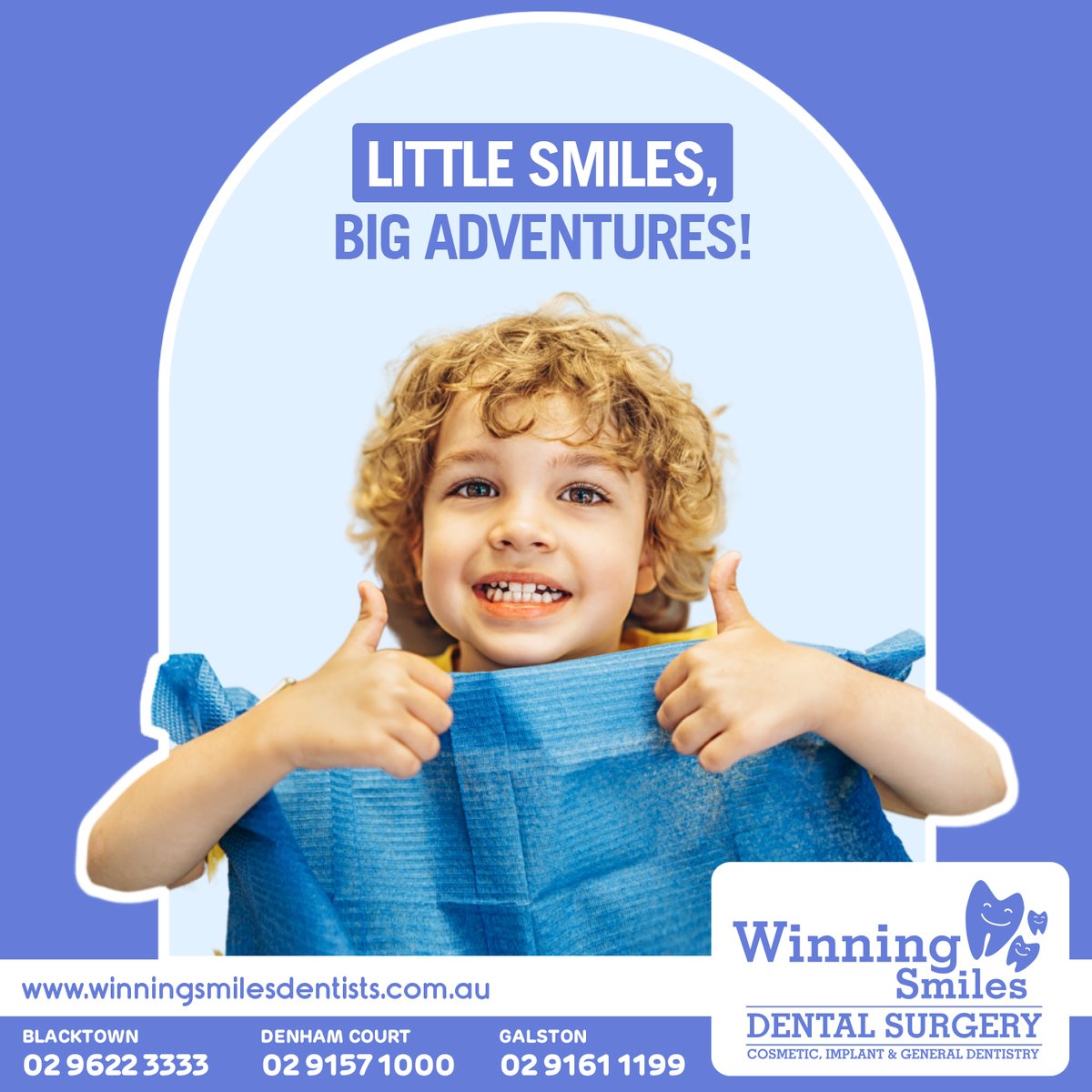 Welcome to the adventure park for little smiles! Our pediatric dentistry is like a theme park ride through the jungles of oral health, where every turn is a discovery and every check-up is a treasure hunt. 

#pediatricdentistry #healthyteeth #Galston #Blacktown #Denhamcourt