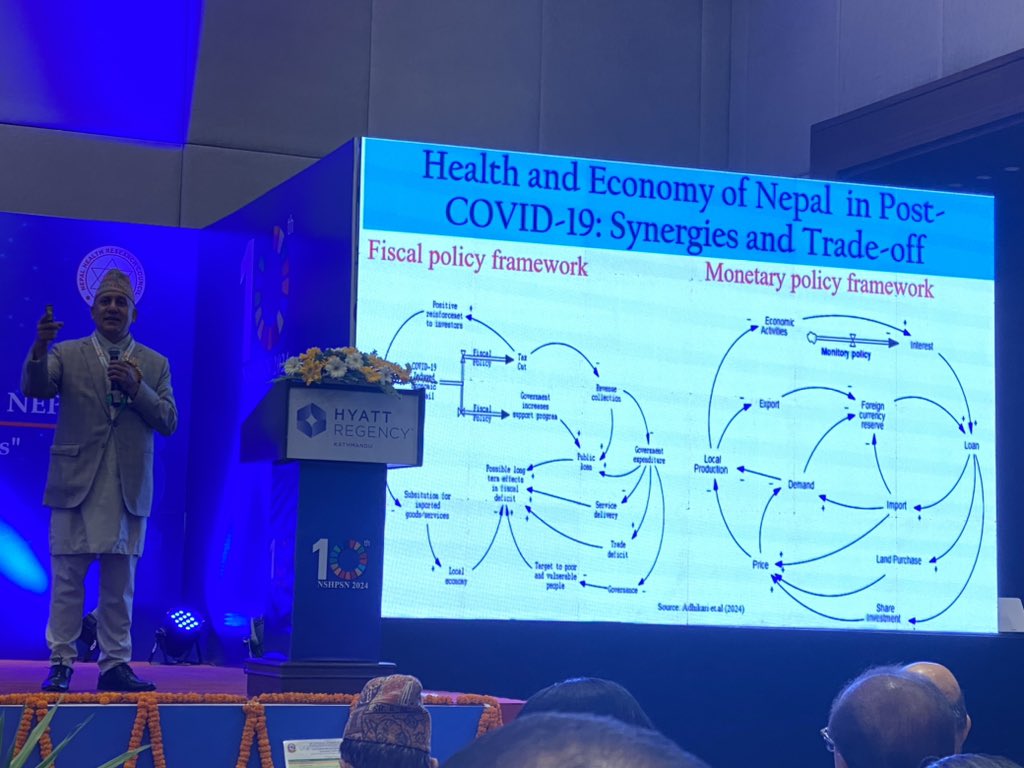 Crisis is one of the drivers of new policy initiatives in health systems which may delay continuous health system reform practices when the crisis is not defined using multisectoral dimensions, says Prof Shiva Adhikari, Member NPC #Nepal 
10th #NSHPSN2024 @HERDIntl