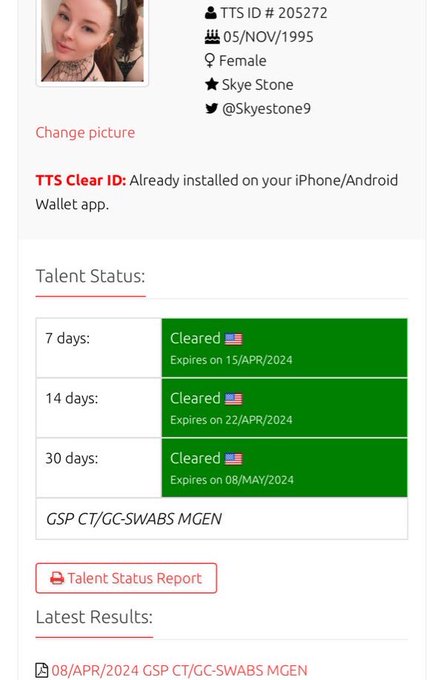 Guess who&rsquo;s CLEARED !!  Chicago Exxxotica here I come!! https://t.co/9FlFhG6KwX<a href="/tag/mvsales"class="tags"><span>#mvsales</span></a>